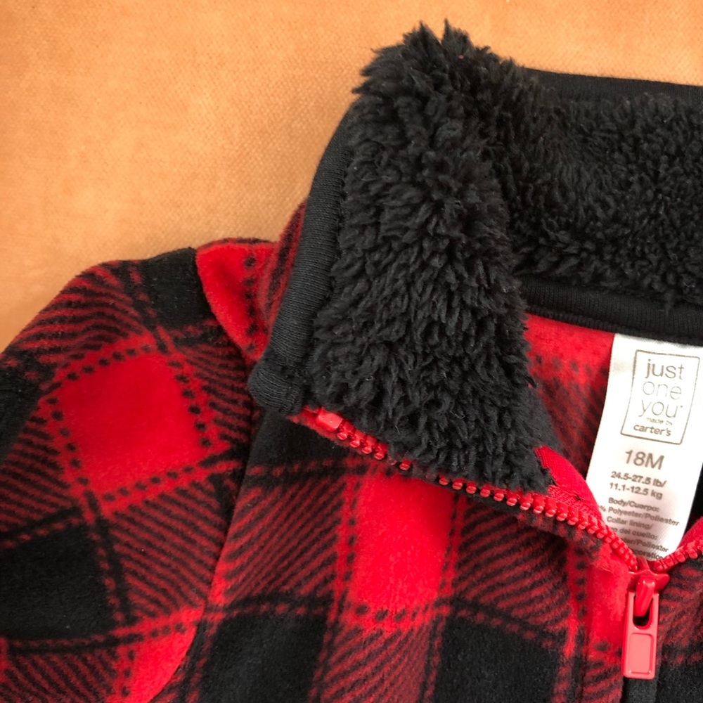 Carters Just One You fleece jacket sz: 18mos - Picture 3 of 5